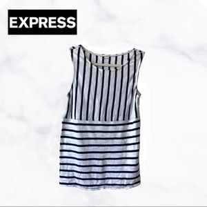 EXPRESS Navy Stripe Tank